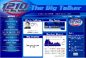 Screenshot of The Big Talker website