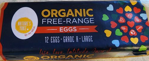 Natures Yoke Cage Free Organic Eggs